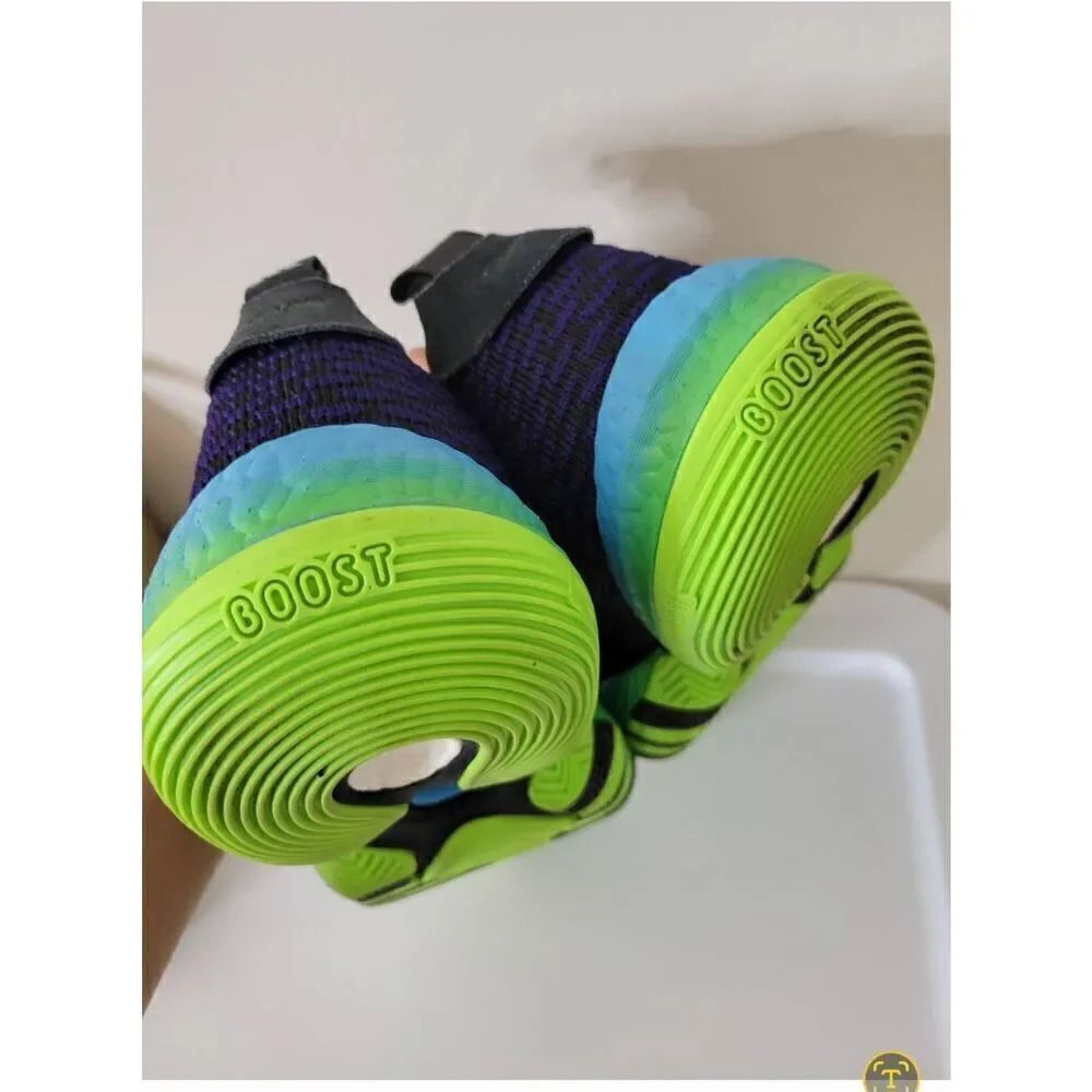 Adidas Trae Young 2 Trae-TL Solar Green Basketball Shoes 10 - Picture 7 of 11